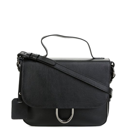 Bolsa Couro Shoestock Tiracolo Feminina - Preto