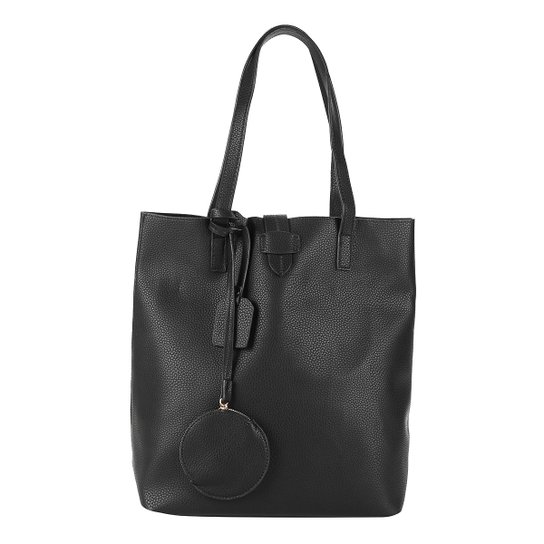 Bolsa Shoestock Shopper Note Feminina - Preto