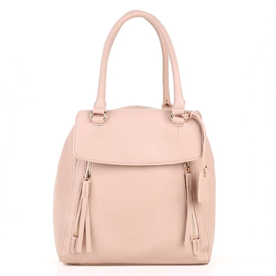 Bolsa Shoestock Tote Floater Feminina - Nude