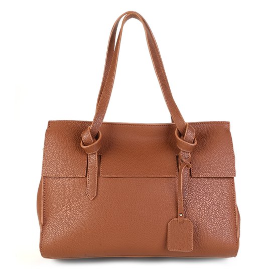 Bolsa Shoestock Tote Note Feminina - Caramelo