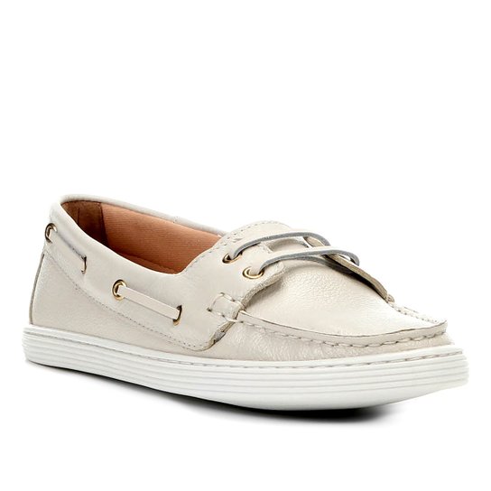 Mocassim Shoestock Dockside - Off White