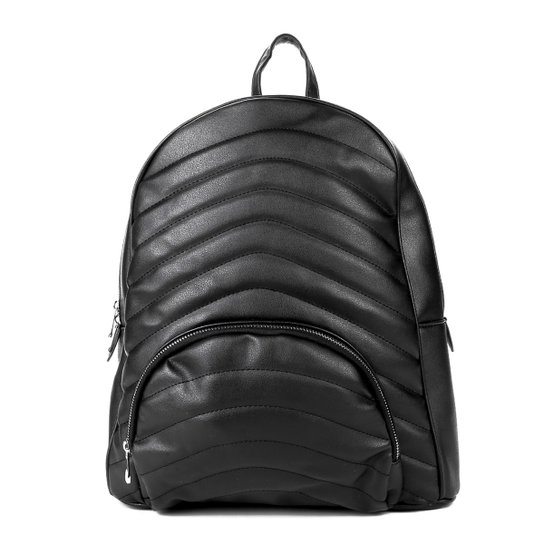 Mochila Shoestock Matelassê Feminina - Preto