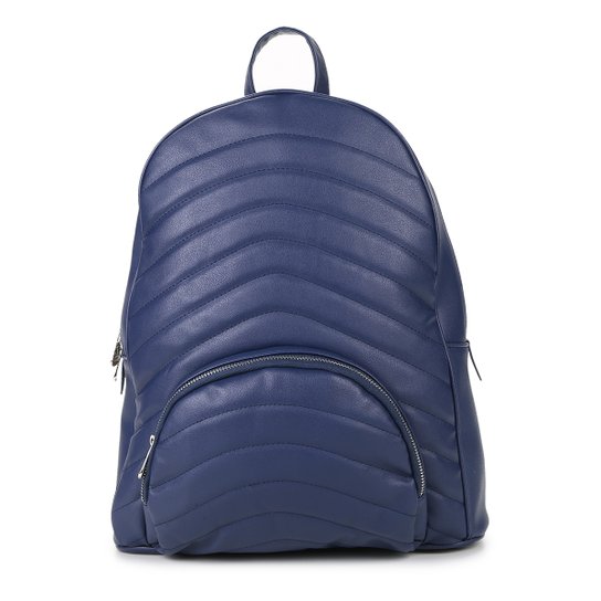 Mochila Shoestock Matelassê Feminina - Marinho
