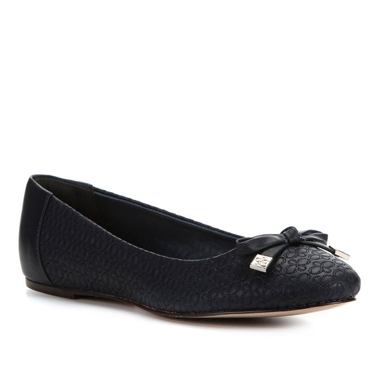Sapatilha Shoestock Couro Crazy For - Marinho