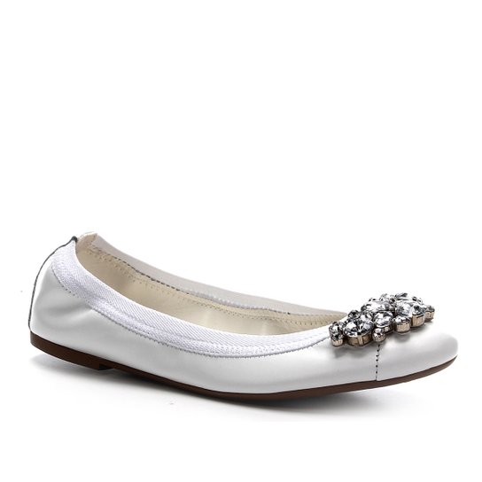 Sapatilha Shoestock Elástico Bride - Branco
