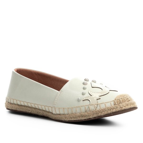 Sapatilha Shoestock Espadrille Western Feminina - Off White