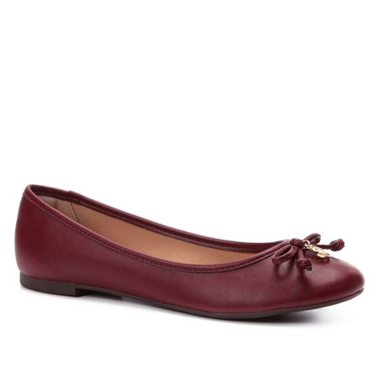 Sapatilha Shoestock Lisa Medalha Feminina - Vinho