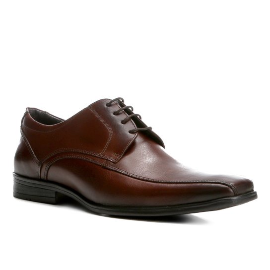 Sapato Social Couro Shoestock Tradicional Masculino - Marrom