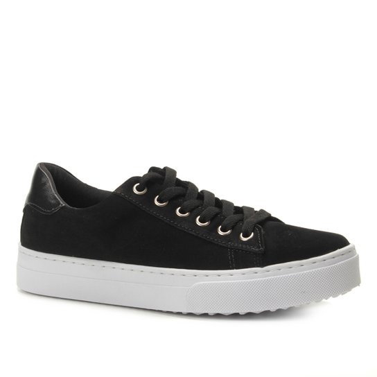 Tênis Shoestock Nobuck Feminino - Preto