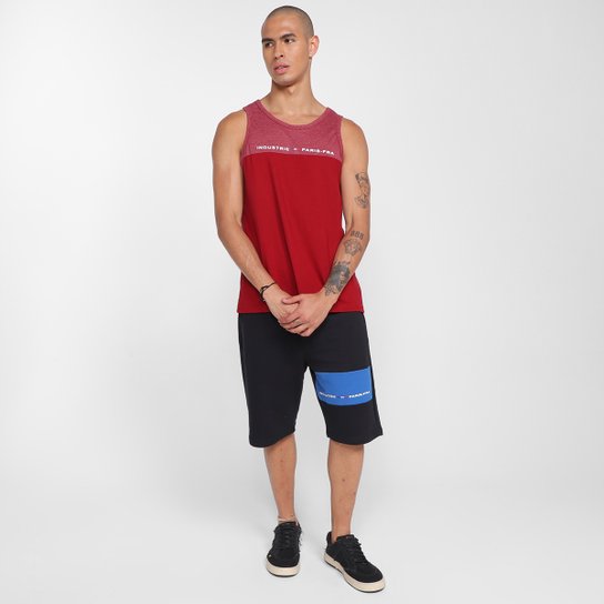 Bermuda Moletom Industrie Paris Masculina