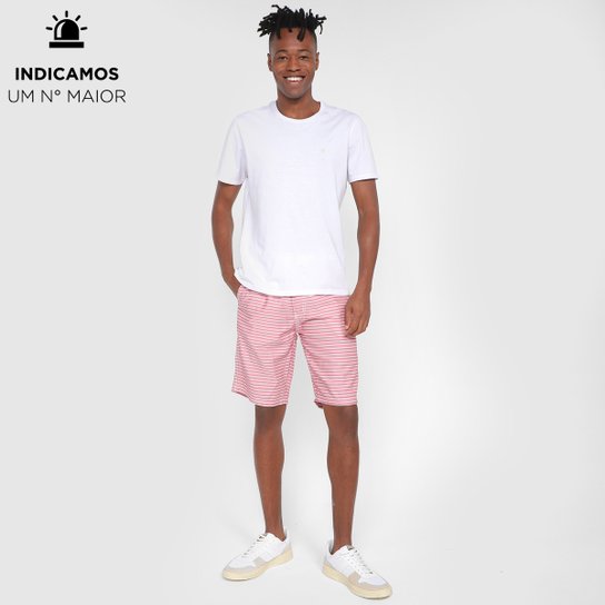 Bermuda Sarja Terminal Listrada Com Cinto Masculina