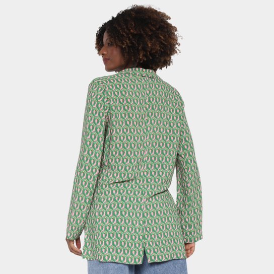 Blazer Farm Estampado Feminino