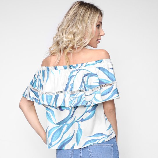 Blusa All Is Love Ciganinha Algas Feminina