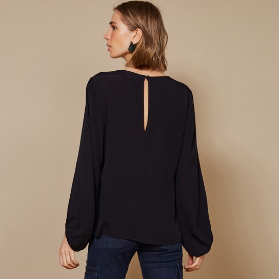 Blusa Maria Filó Dupla Frente Amarração Feminina