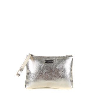 Bolsa Clutch Shoestock Metalizada Feminina