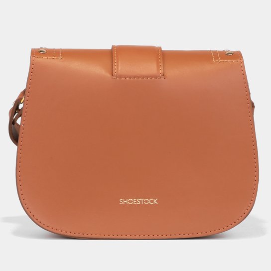 Bolsa Couro Shoestock Bia Perotti Crossbody Tachas Feminina