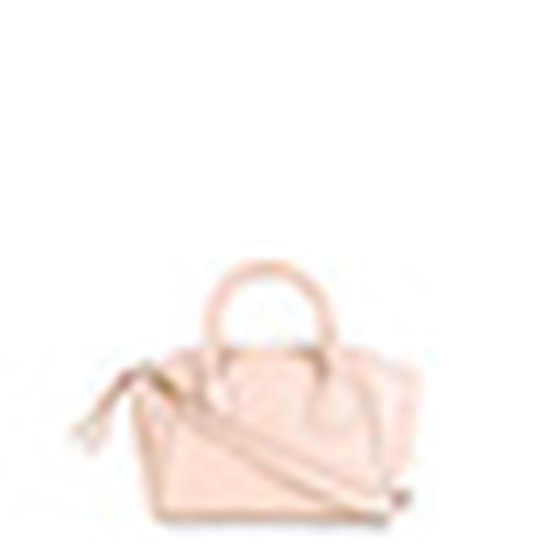Bolsa Couro Shoestock Mini Bag Clássica Tiracolo Feminina - Nude