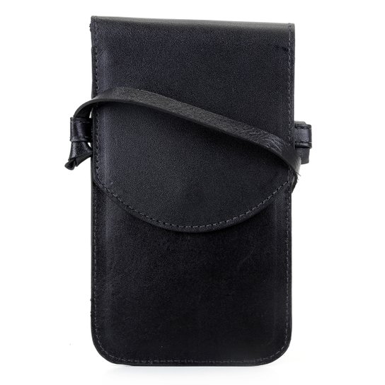 Bolsa Couro Shoestock Touch Screen Feminina - Preto