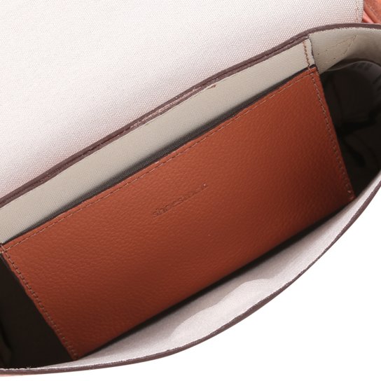 Bolsa Couro Shoestock Transversal Ingrid Feminina - Caramelo