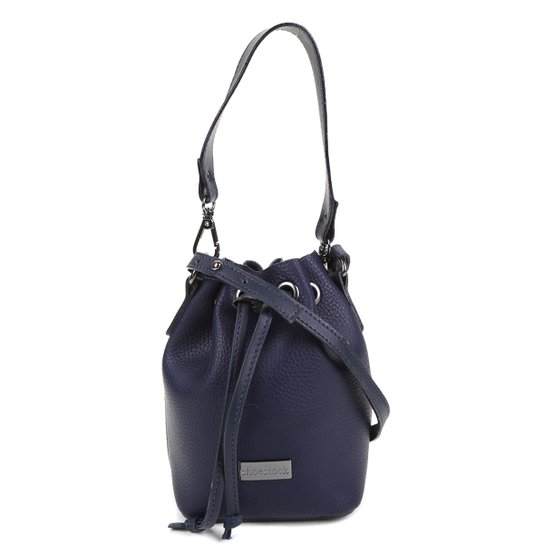 Bolsa Shoestock Bucket Mini Feminina - Marinho