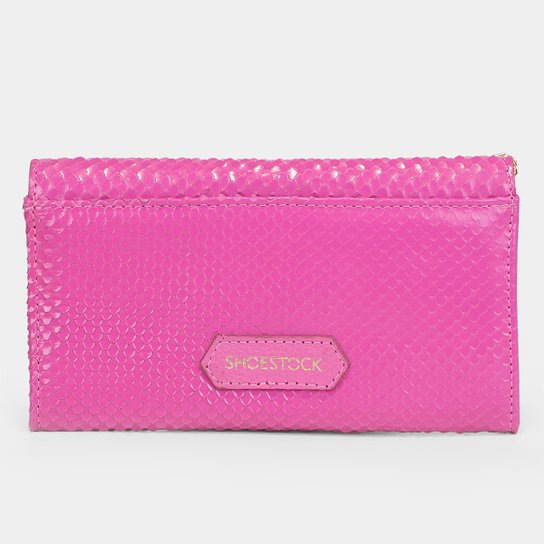 Bolsa Shoestock Couro Festa Tiracolo Pequena Cobra