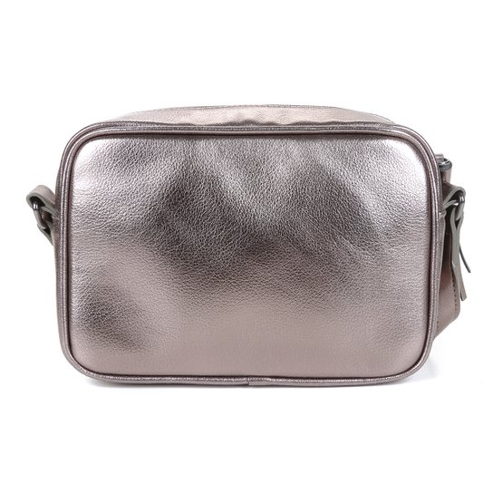 Bolsa Shoestock Média Transversal Feminina - Cinza