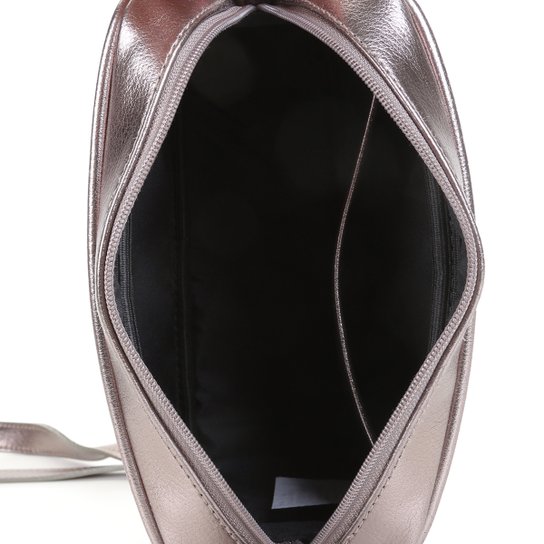 Bolsa Shoestock Média Transversal Feminina - Cinza