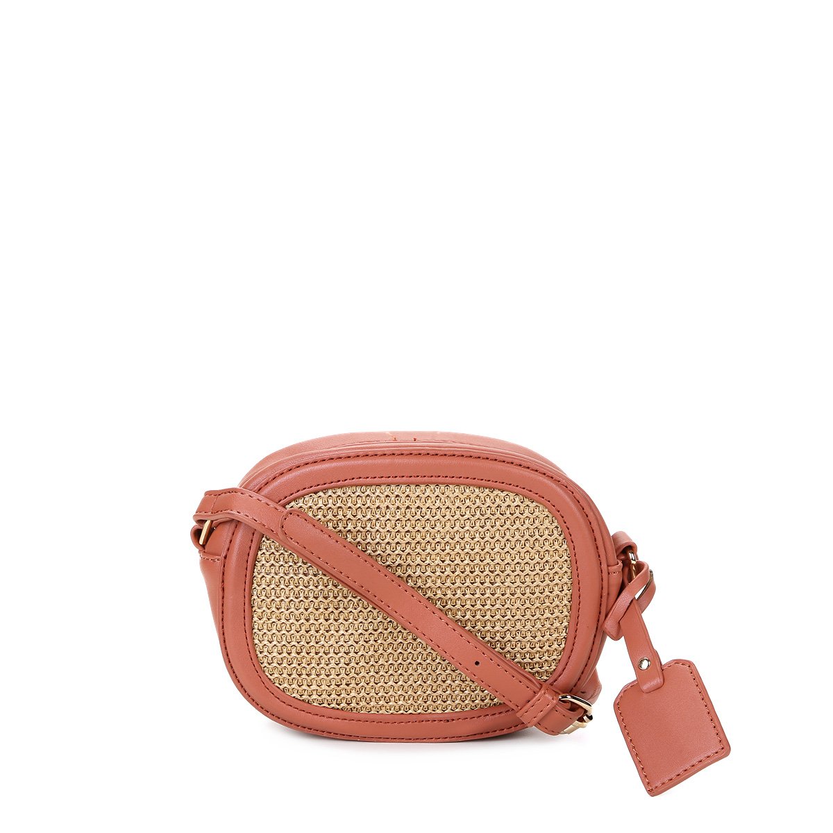 tan woven bolsa