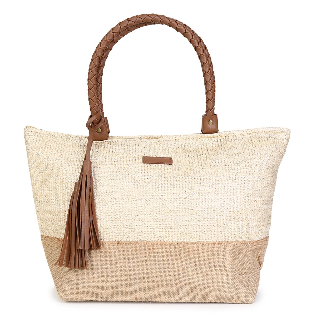 rattan shopper bolsa