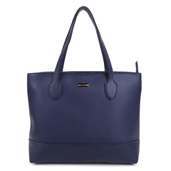 Bolsa Shoestock Tote Basic Feminina - Marinho