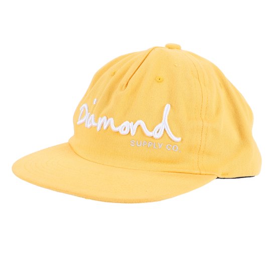 Boné Diamond Aba Reta Snapback Og Script Unstructured