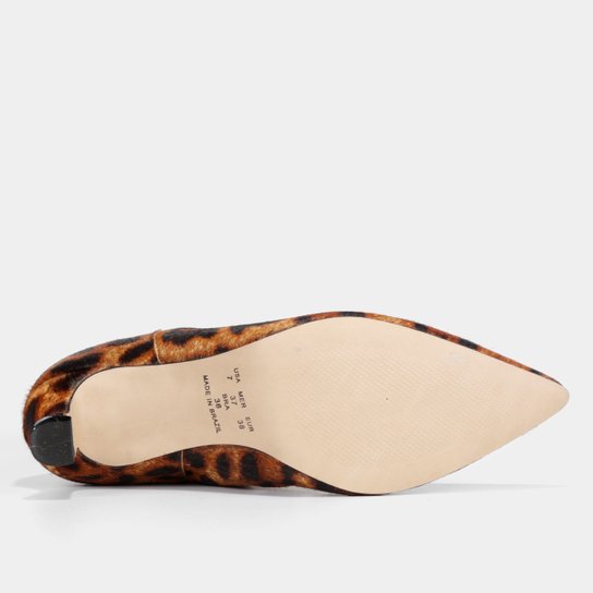 Bota Chelsea Shoestock Pelo Onça Feminina