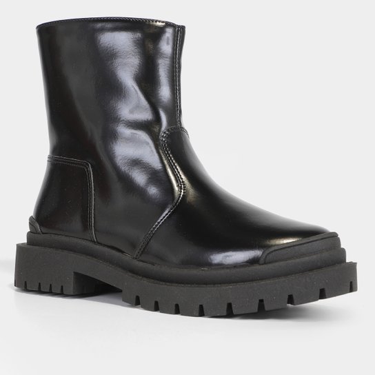 Bota Chelsea Shoestock Tratorada Cano Baixo Feminina