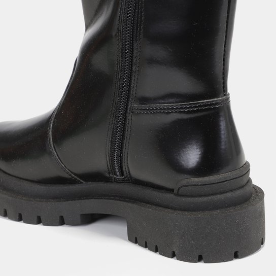 Bota Chelsea Shoestock Tratorada Cano Baixo Feminina