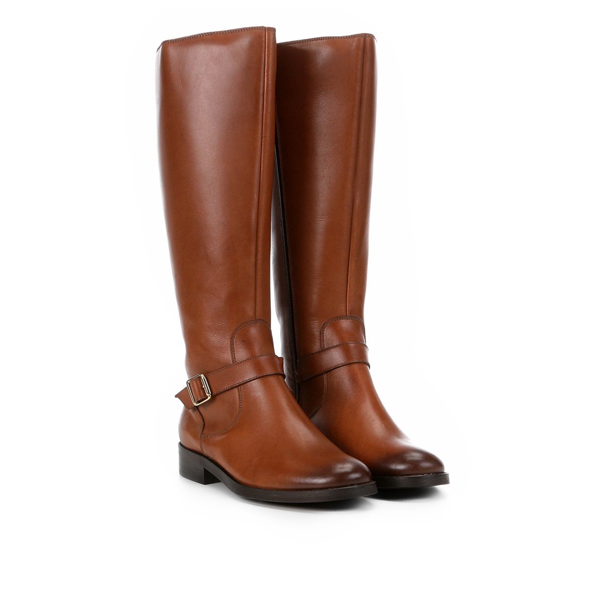 bota montaria feminina caramelo