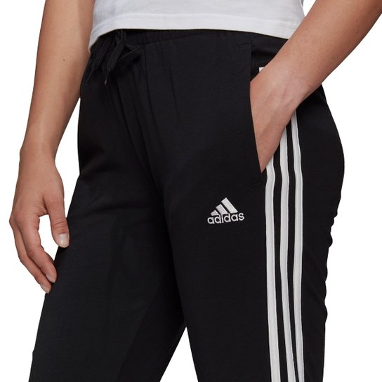 Calça Adidas Essentials 3 Listras Slim Feminina