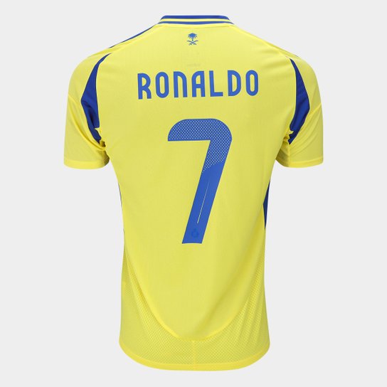 Camisa Al-Nassr 24/25 n° 7 Cristiano Ronaldo Torcedor Adidas Masculina