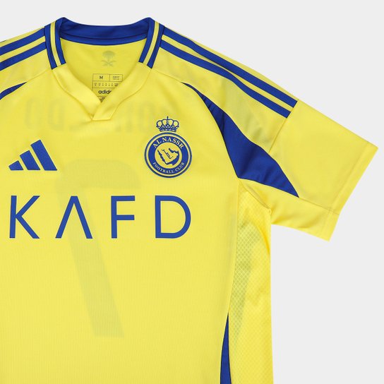 Camisa Al-Nassr 24/25 n° 7 Cristiano Ronaldo Torcedor Adidas Masculina