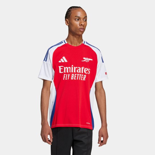 Camisa Arsenal Home 24/25 s/n° Torcedor Adidas Masculina