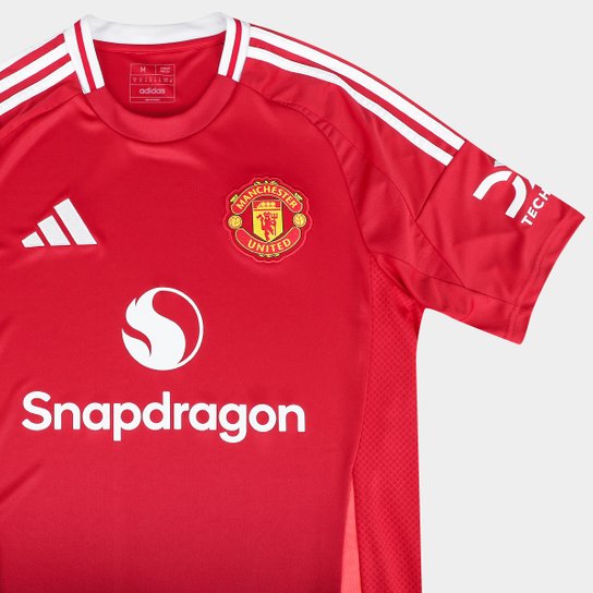 Camisa Manchester United Home 24/25 s/n° Torcedor Adidas Masculina