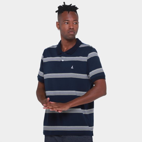 Camisa Polo Lucky Sailing Listrada Masculina