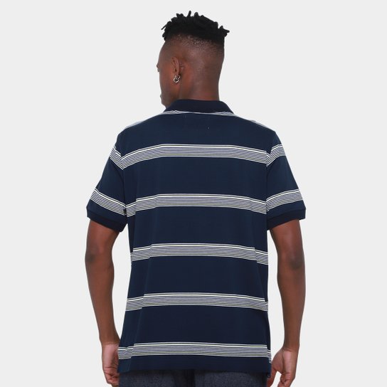 Camisa Polo Lucky Sailing Listrada Masculina