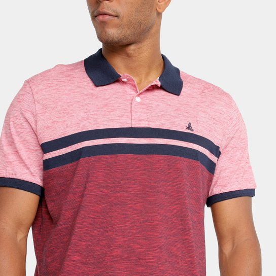 Camisa Polo Lucky Sailing Listrada Masculina