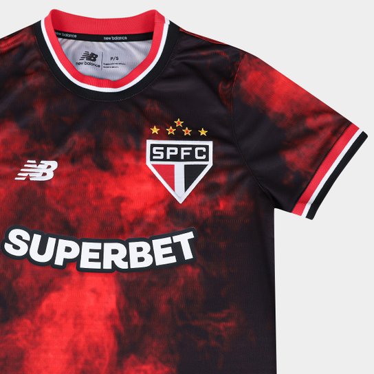 Camisa São Paulo 24/25 s/n° Torcedor Comemorativa New Balance Feminina