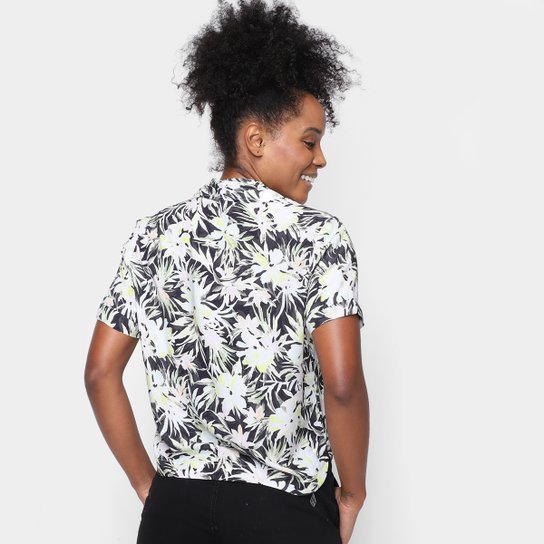 Camisa Volcom Floral Going Off Feminina