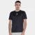 Camiseta Adidas Treino Básica Masculina - Preto+Branco