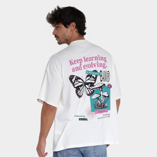 Camiseta Baw Clothing New Over Keep Blooming Masculina