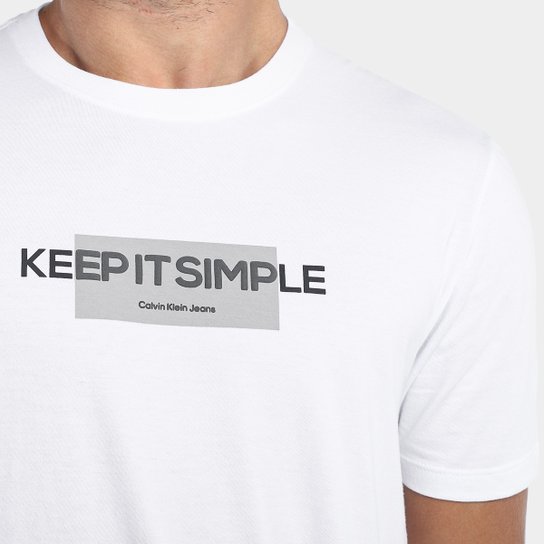 Camiseta Calvin Klein Keep It Simple Masculina