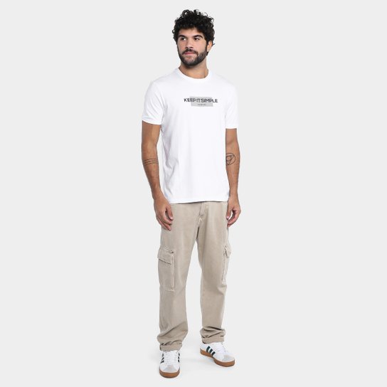 Camiseta Calvin Klein Keep It Simple Masculina
