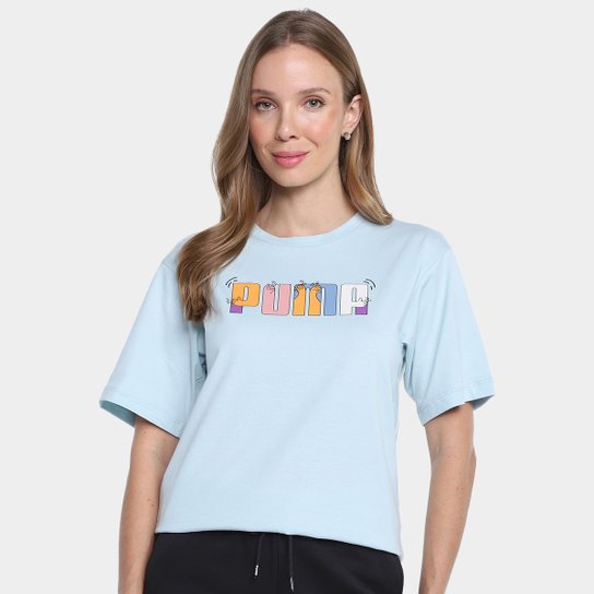 Camiseta Ess+ Graphic Word Feminino